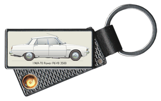 Rover P6 V8 3500 1969-70 Keyring Lighter